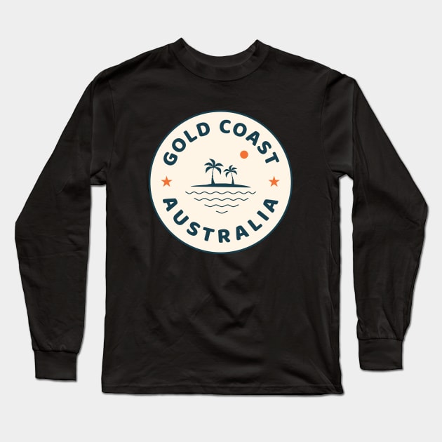 Gold Coast Australia Long Sleeve T-Shirt by Mark Studio
